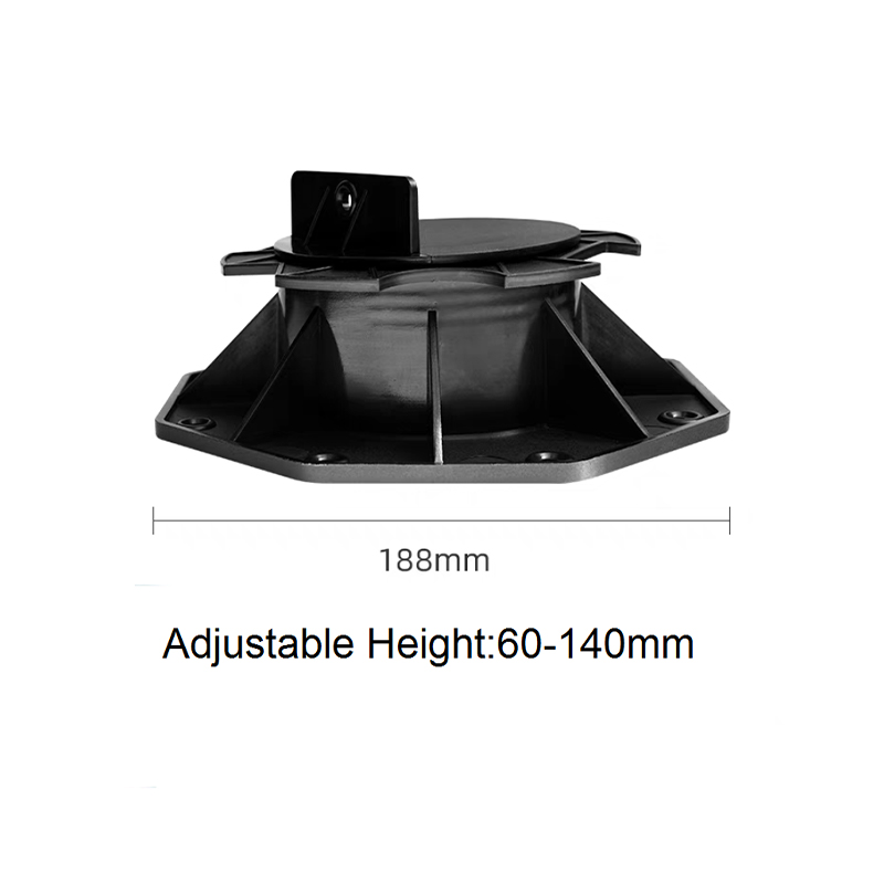 Pedestal ajustável para decks e azulejos WPC