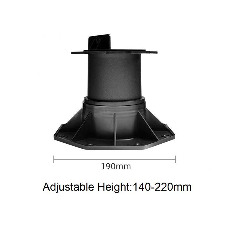 Pedestal ajustável para decks e azulejos WPC