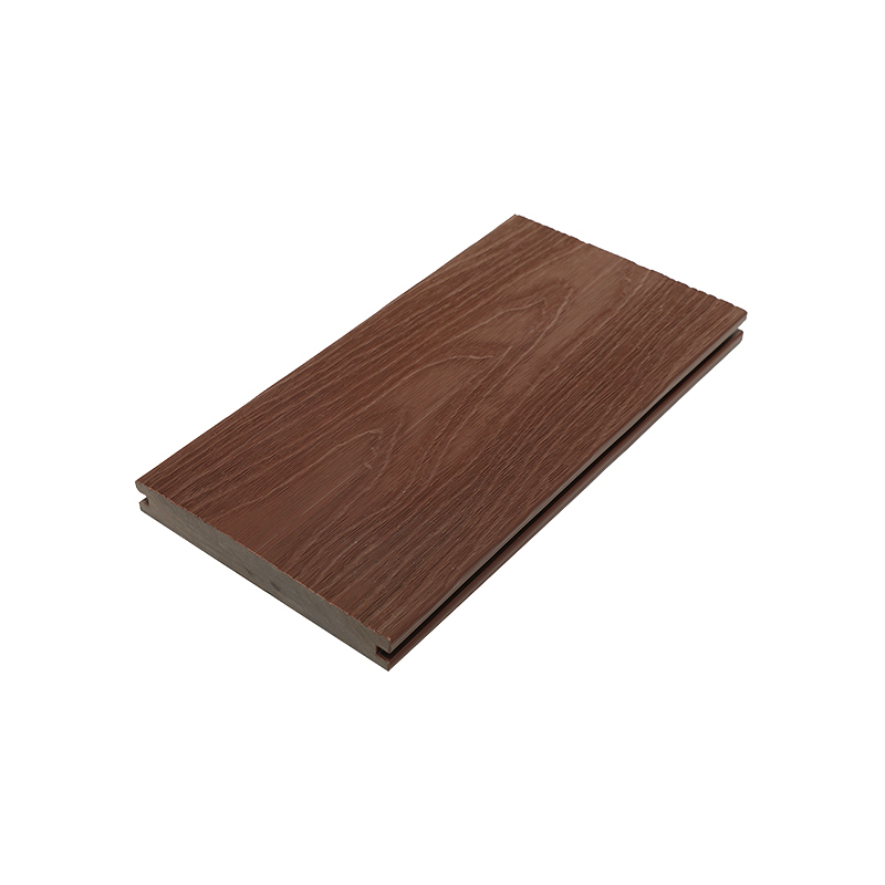 Piso composto de plástico de madeira WPC com deck de coextrusão sólida